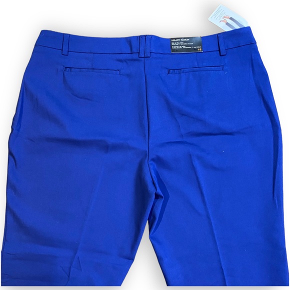 NWT Hilary Radley Blue Professional Ankle Pants Size 16 - Picture 7 of 12